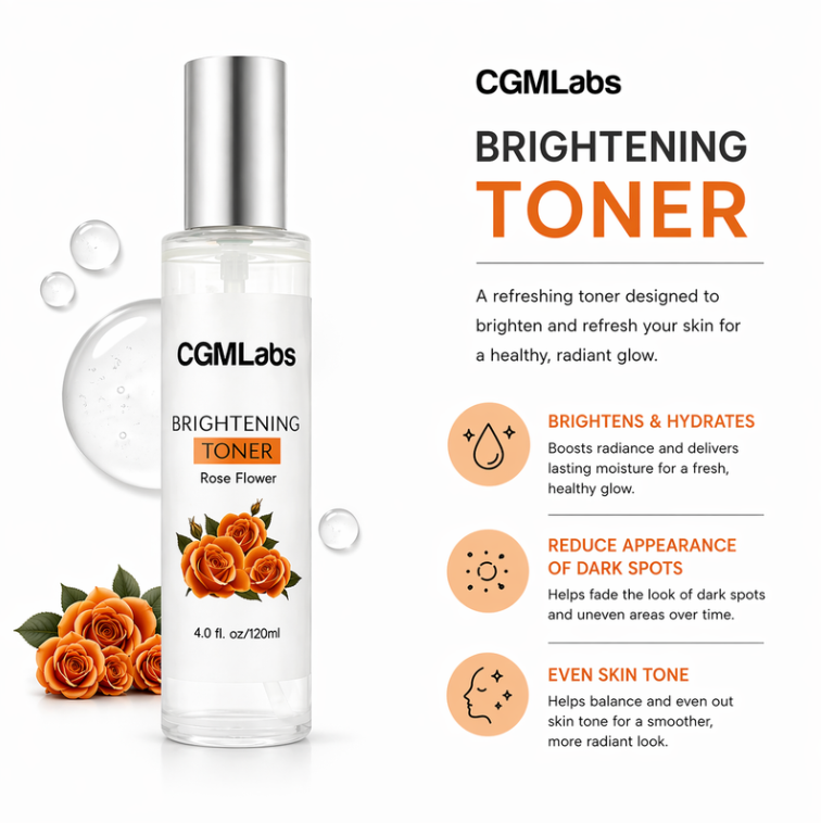 CGM Labs Brightening Toner - Rose Flower