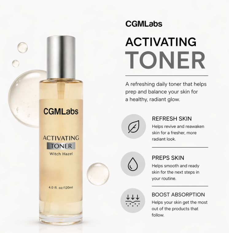 CGM Labs Activating Toner - Witch Hazel